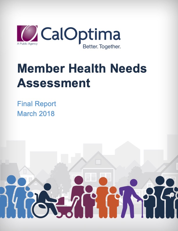 CalOptima Member Health Needs Assessment 2018