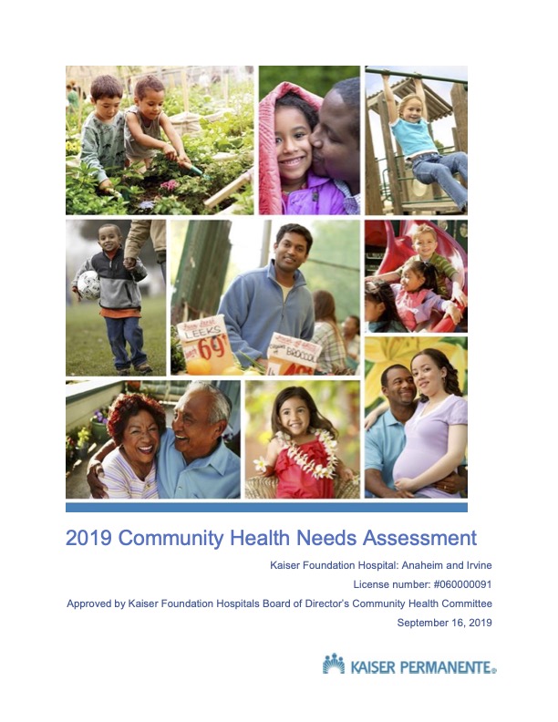 Kaiser Community Health Needs Assessment 2019