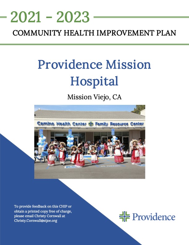 Providence Mission Hospital Community Health Improvement Plan 2021-2023